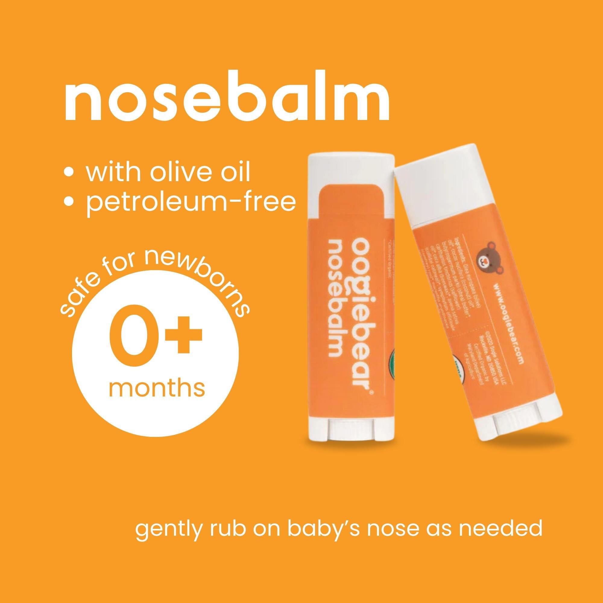 Oogiebear Organic Mini Nosebalm and Chestrub, , large