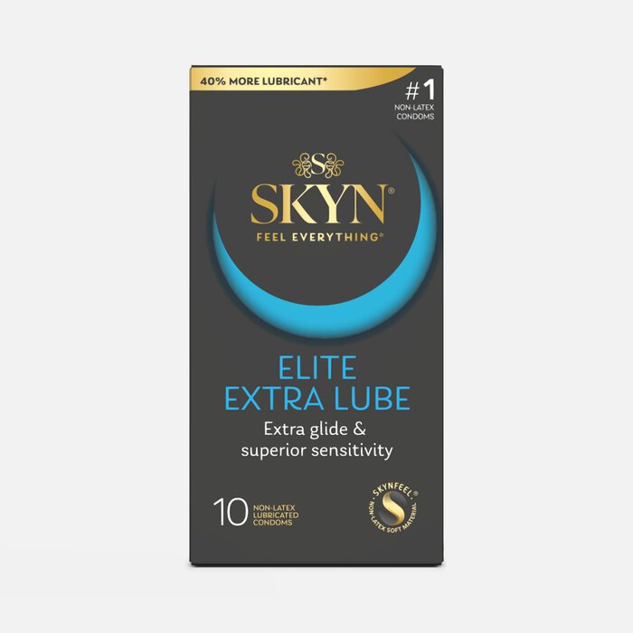 SKYN Elite Extra Lubricated Non-Latex Condom, 10 ct., , large