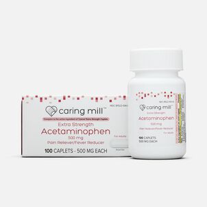 Caring Mill™ Acetaminophen Adult Pain Reliever/Fever Reducer Extra Strength Caplets