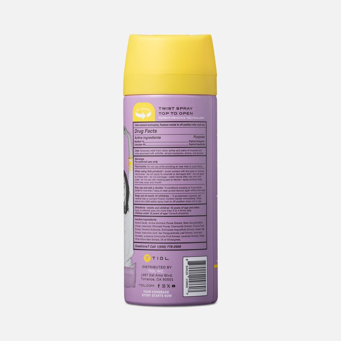 TIDL Evening Therapy Pain Relief Spray, Lavender, 3 oz., , large