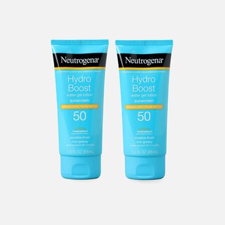 Neutrogena Hydro Boost Water Gel Moisturizing Sunscreen Lotion, SPF 50, 3 fl oz. (2-Pack)