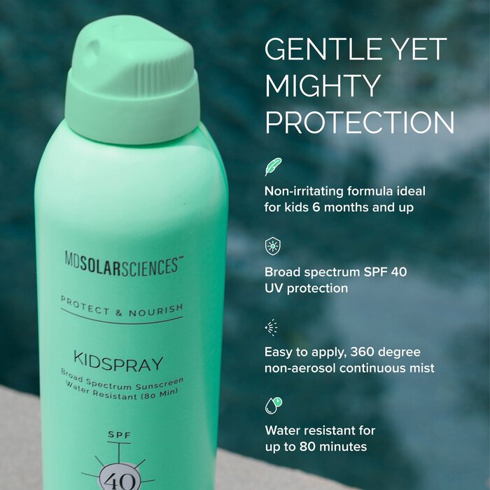 MDSolarSciences KidSpray Sunscreen SPF 40, 6 fl oz., , large