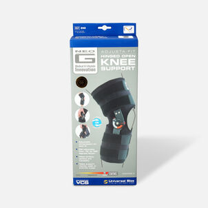 Neo G Adjusta Fit Hinged Open Knee Brace, One Size