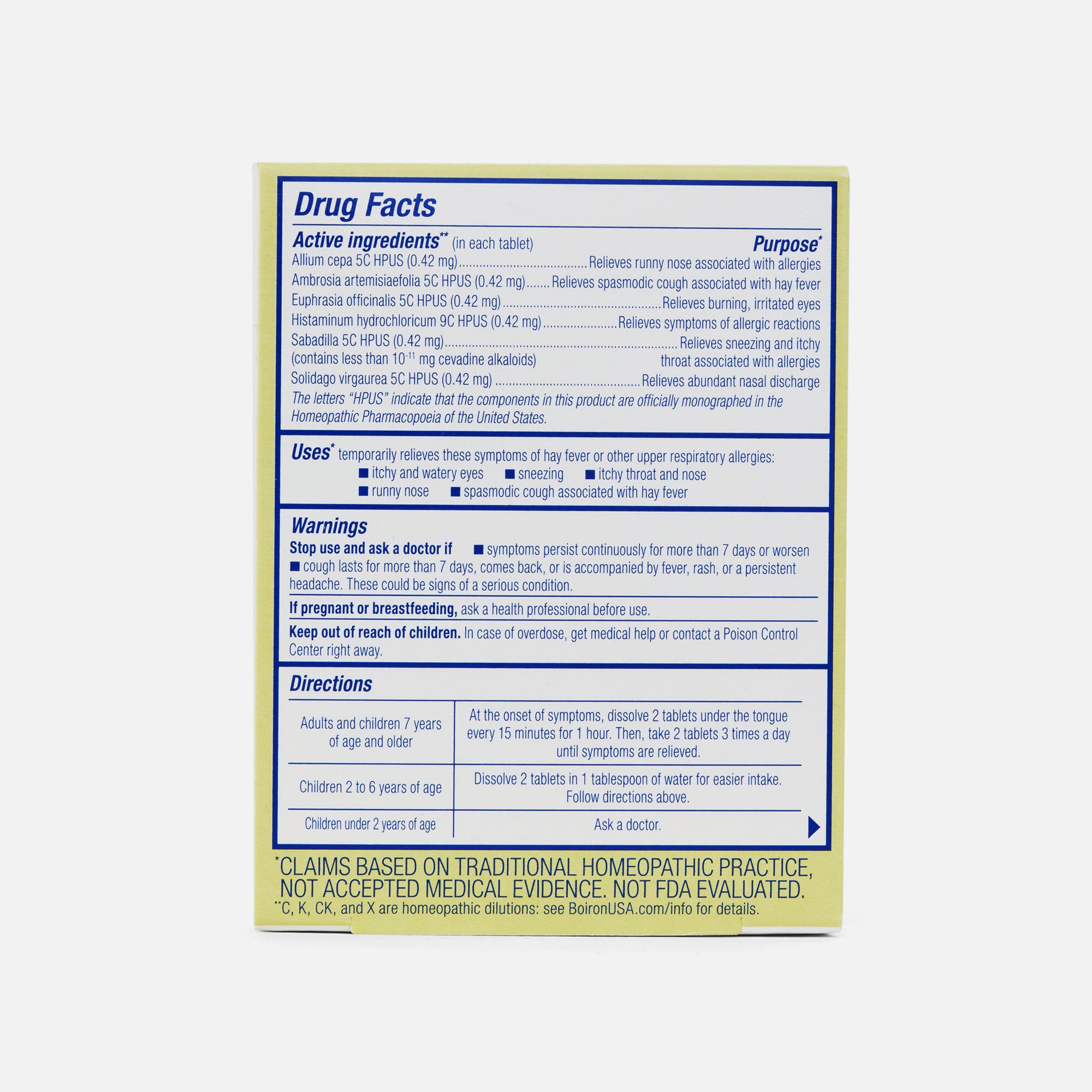 Boiron AllergyCalm, 60 Tablets, , large