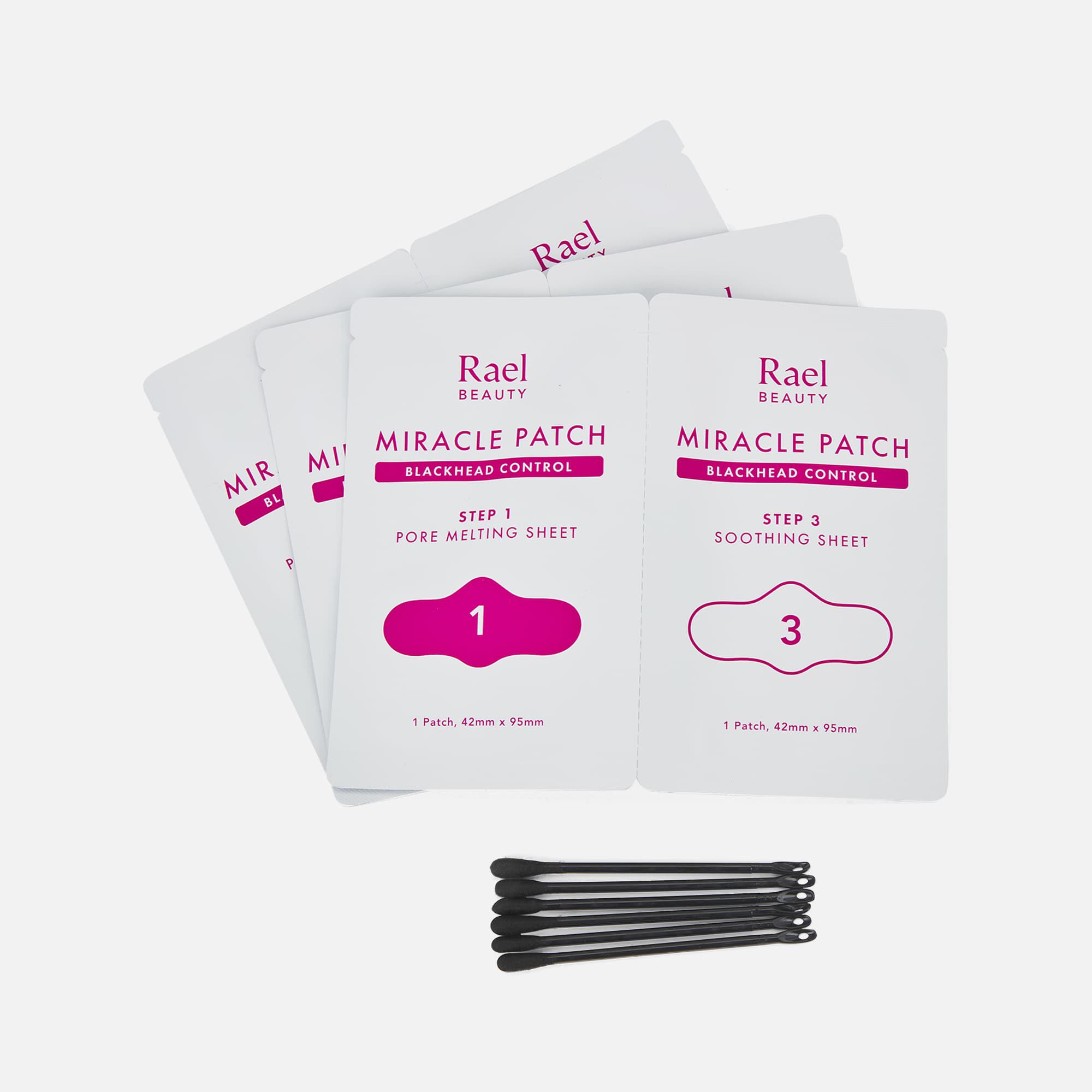 Rael Beauty Miracle Patch Blackhead Control 3-Step Pore Melting Pack, 3 ct., , large