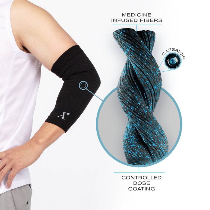 Nufabrx Medicine Infused Elbow Sleeve, , large