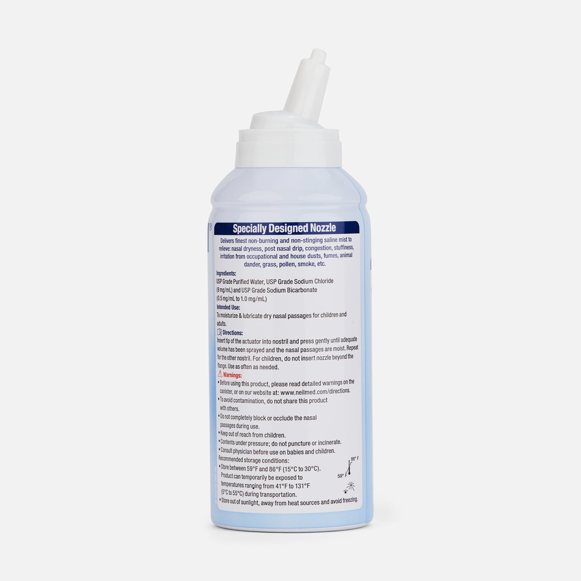 NeilMed NasaMist Hypertonic Saline Spray, 4.2 oz., , large