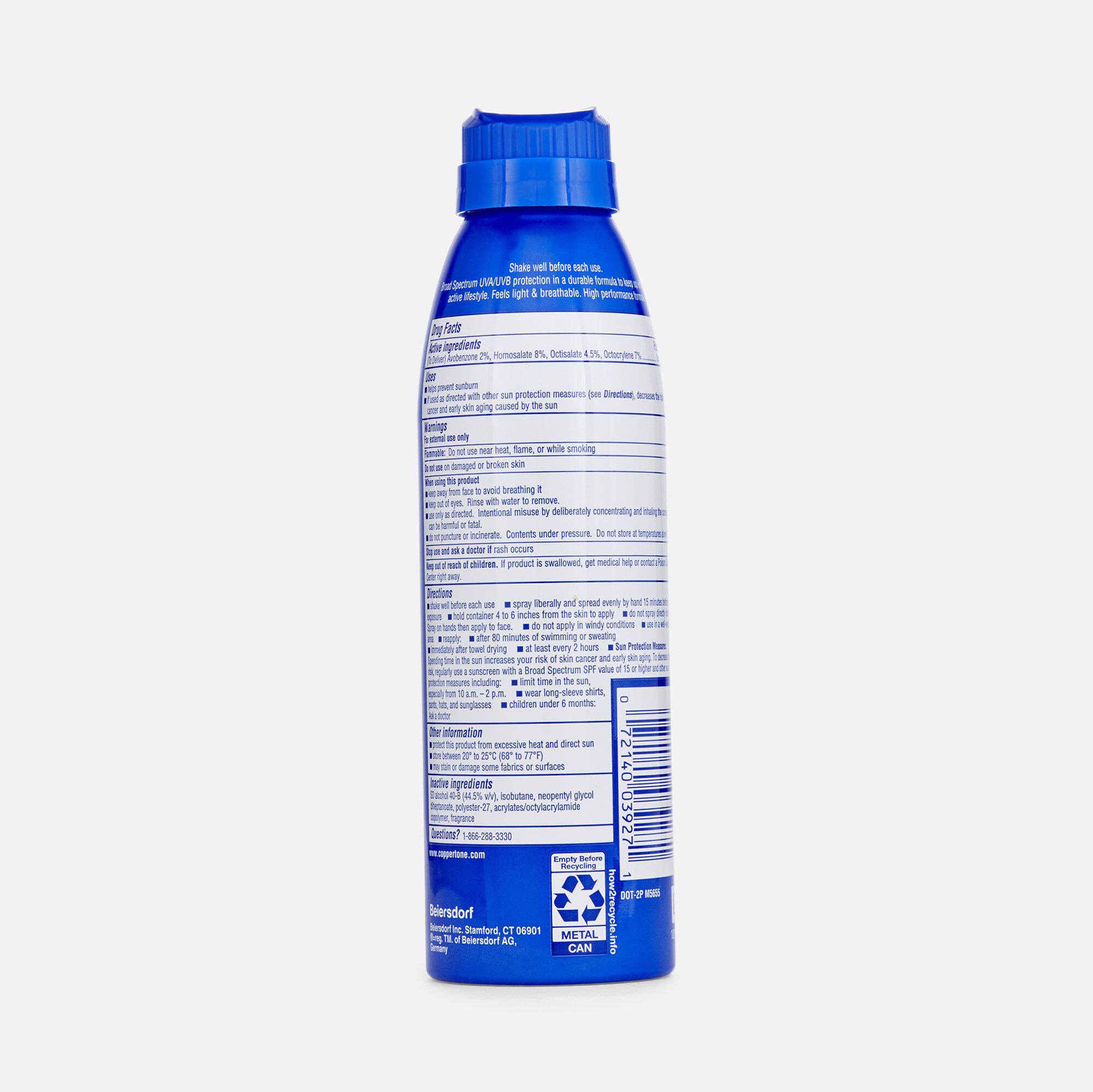 Coppertone Sport Sunscreen Spray, , large