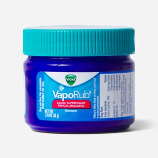 Vicks VapoRub Cough Suppressant Topical Analgesic, 1.76 oz.