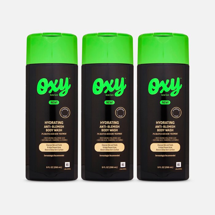 OXY Hydrating Anti-Blemish Body Wash, 9 oz. (3-Pack), , large