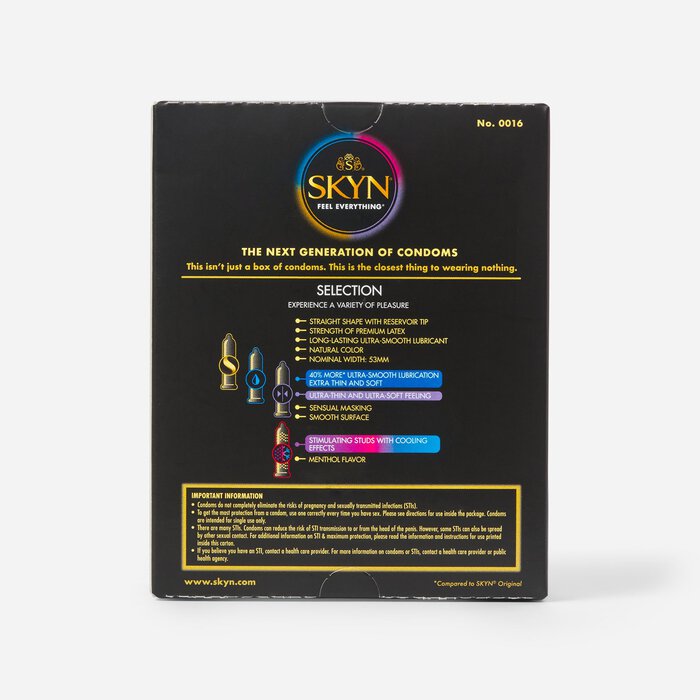 SKYN Selection Non-Latex Condom, 36 ct., , large