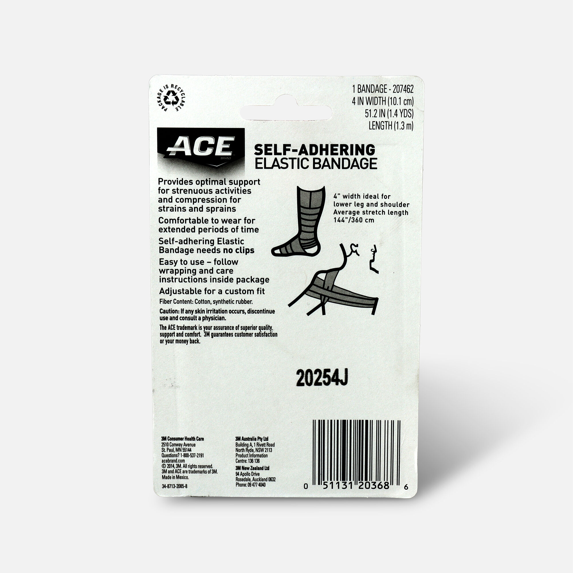 ACE Self-Adhering Elastic Bandage, , large