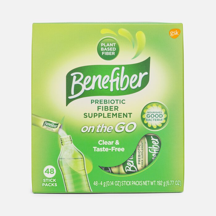 Benefiber On the Go Prebiotic Fiber Supplement Powder for Digestive Health, Unflavored, 28 ct., , large