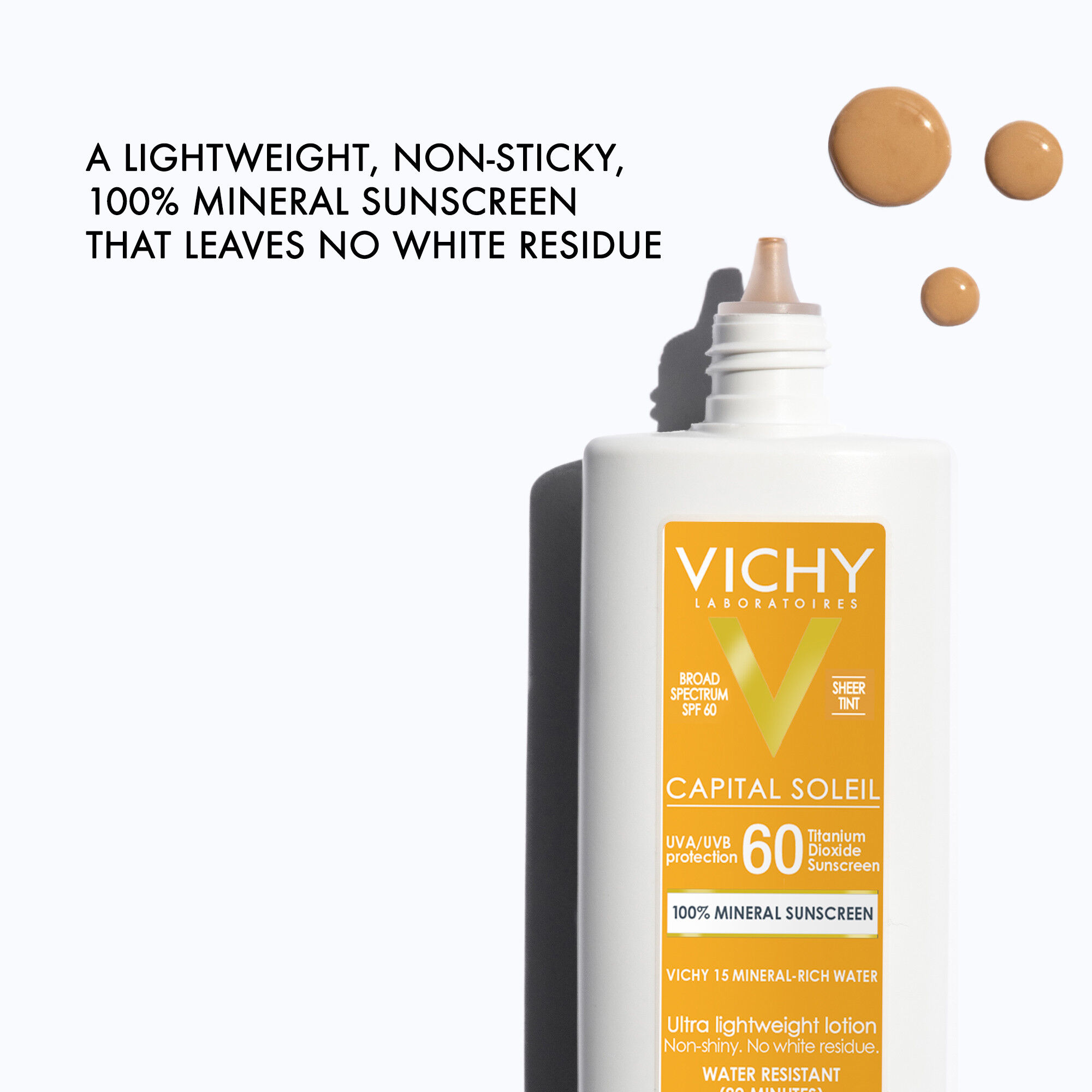 Vichy Cap Soleil Mineral Tinted SPF 60 45ML, , large