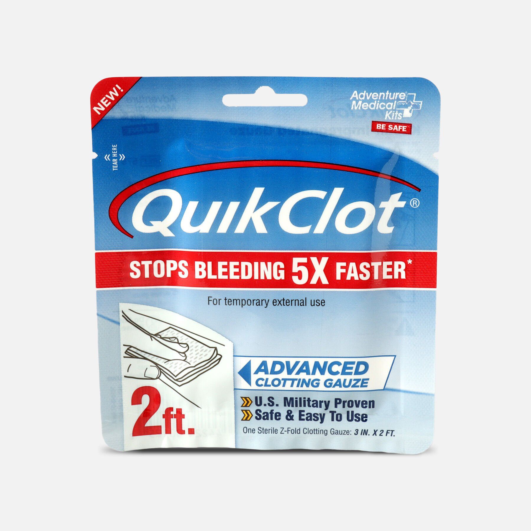 QuikClot Gauze 3" x 2', , large