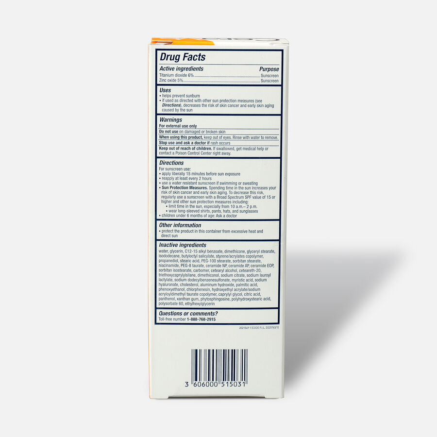 CeraVe Sunscreen for Face Lotion, SPF 30, 2.5 fl oz., , large image number 1