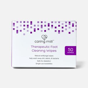 Caring Mill™ Therapeutic Antifungal Foot Wipes, 50 ct.