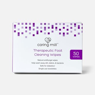 Caring Mill™ Therapeutic Antifungal Foot Wipes, 50 ct.