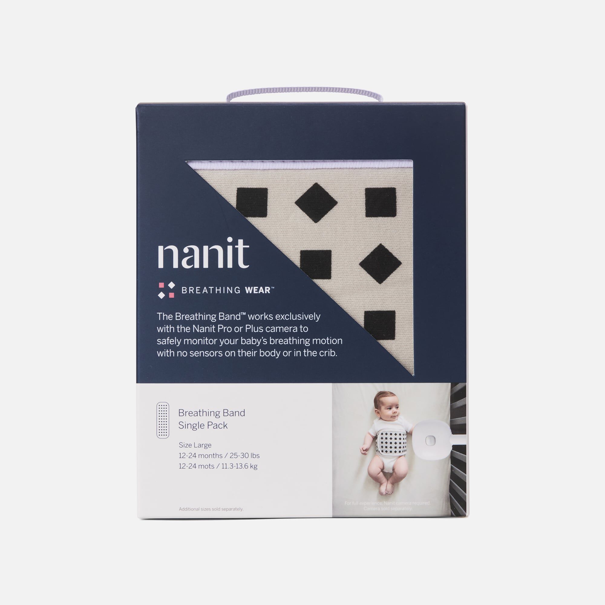 Nanit Breathing Band - New Large, Grey