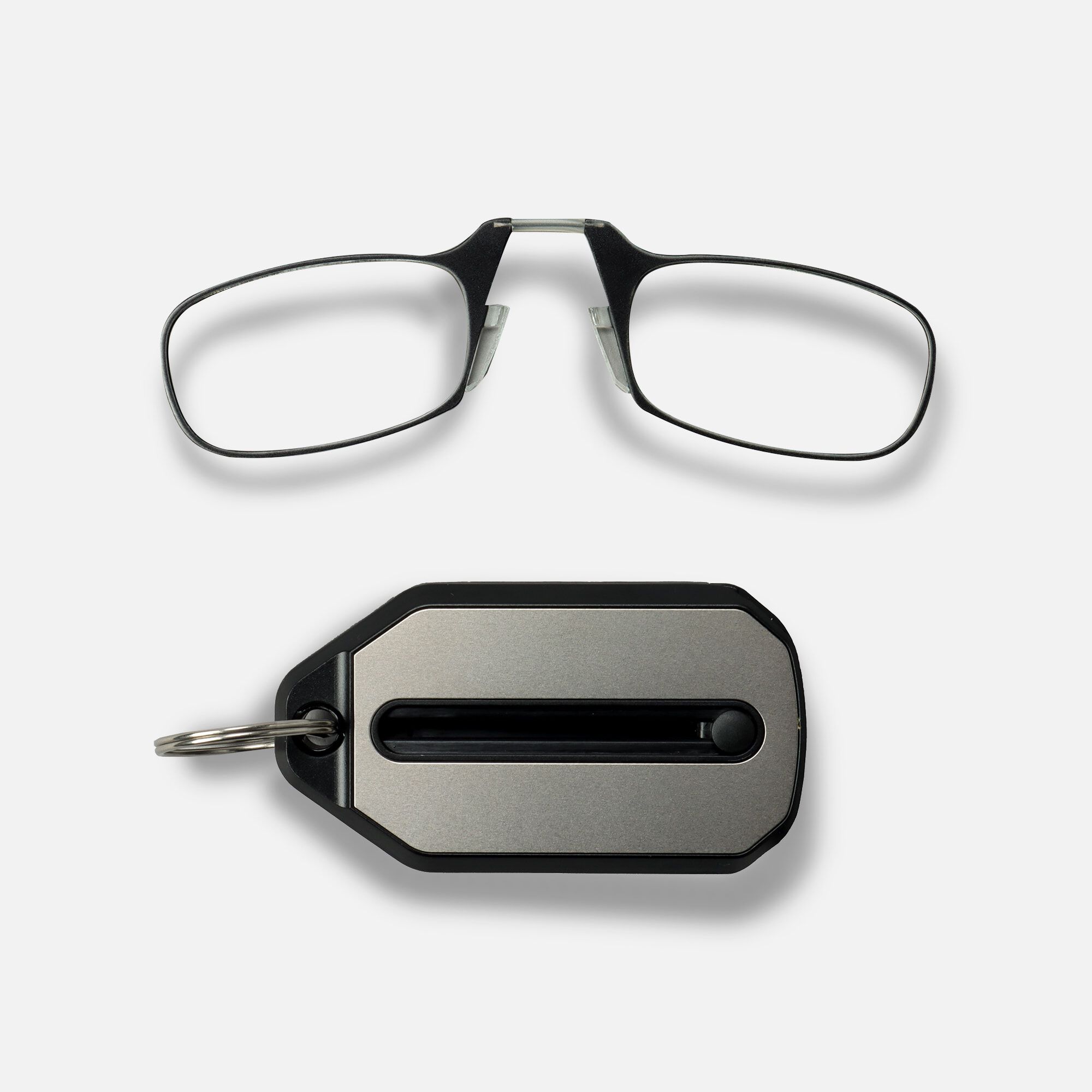 ThinOPTICS Keychain Reading Glasses, Black Frame, , large