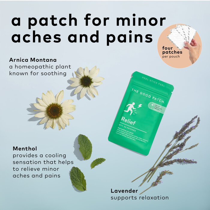 The Good Patch® Relief - Pain Relieving Wellness Patch, 4 ct., , large