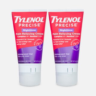 Tylenol Precise Nighttime Pain Relieving Cream, 4 oz. (2-Pack)