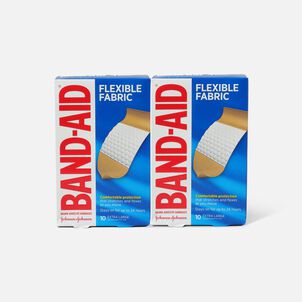 BAND-AID&reg; Flexible Fabric Adhesive Bandages, Extra Large - 10 ct. (2-Pack)