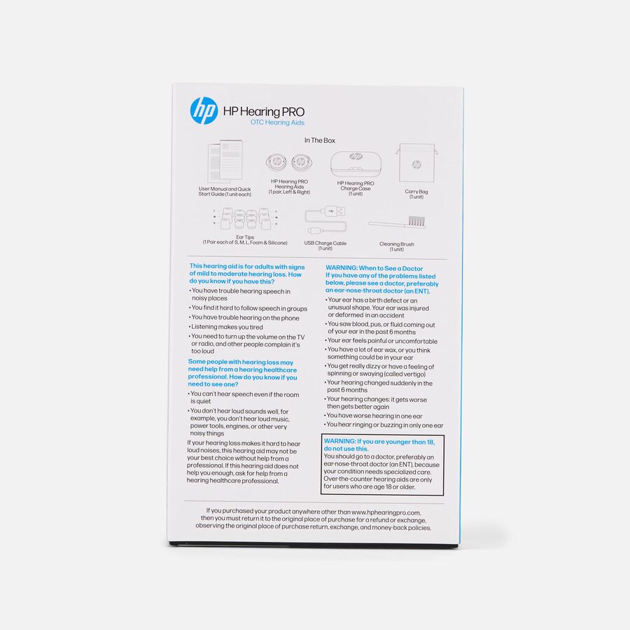 HP Hearing Pro Self-Fitting OTC Hearing Aids, , large image number 5