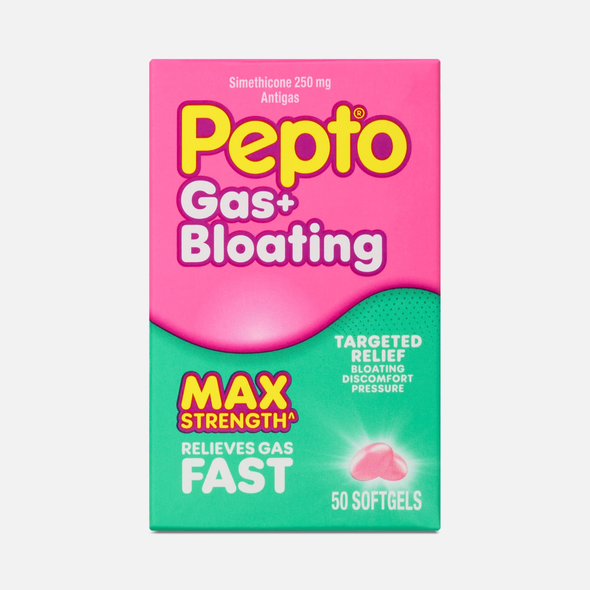 Pepto® Gas + Bloating Max Strength Softgels, 50 ct., , large