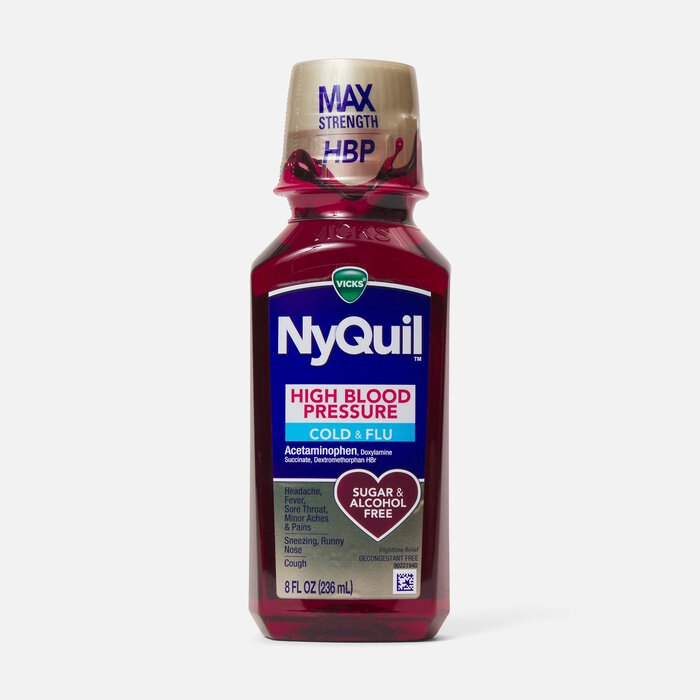 Vicks NyQuil High Blood Pressure, 8 oz., , large