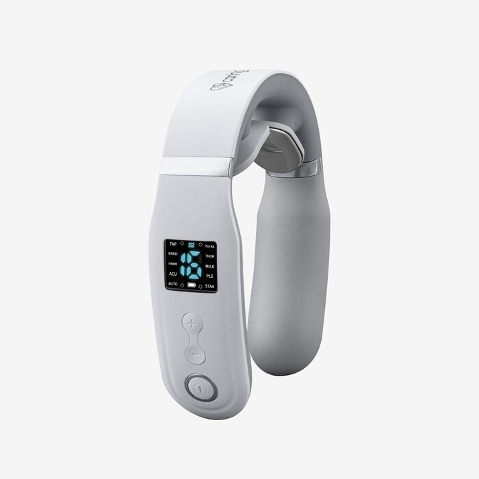 Caring Mill™ Cordless Portable Neck EMS Pain Relief Device with Heat Therapy, , large