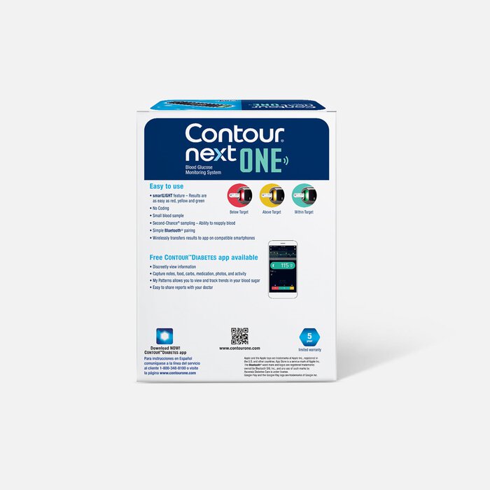 Contour Next ONE Blood Glucose Monitoring System, , large