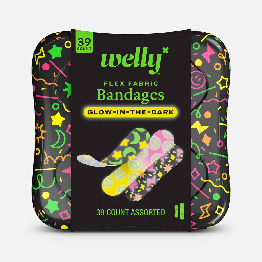 Welly Bravery Badges Glow-in-the-Dark Bandages, 39 ct., , large image number 0