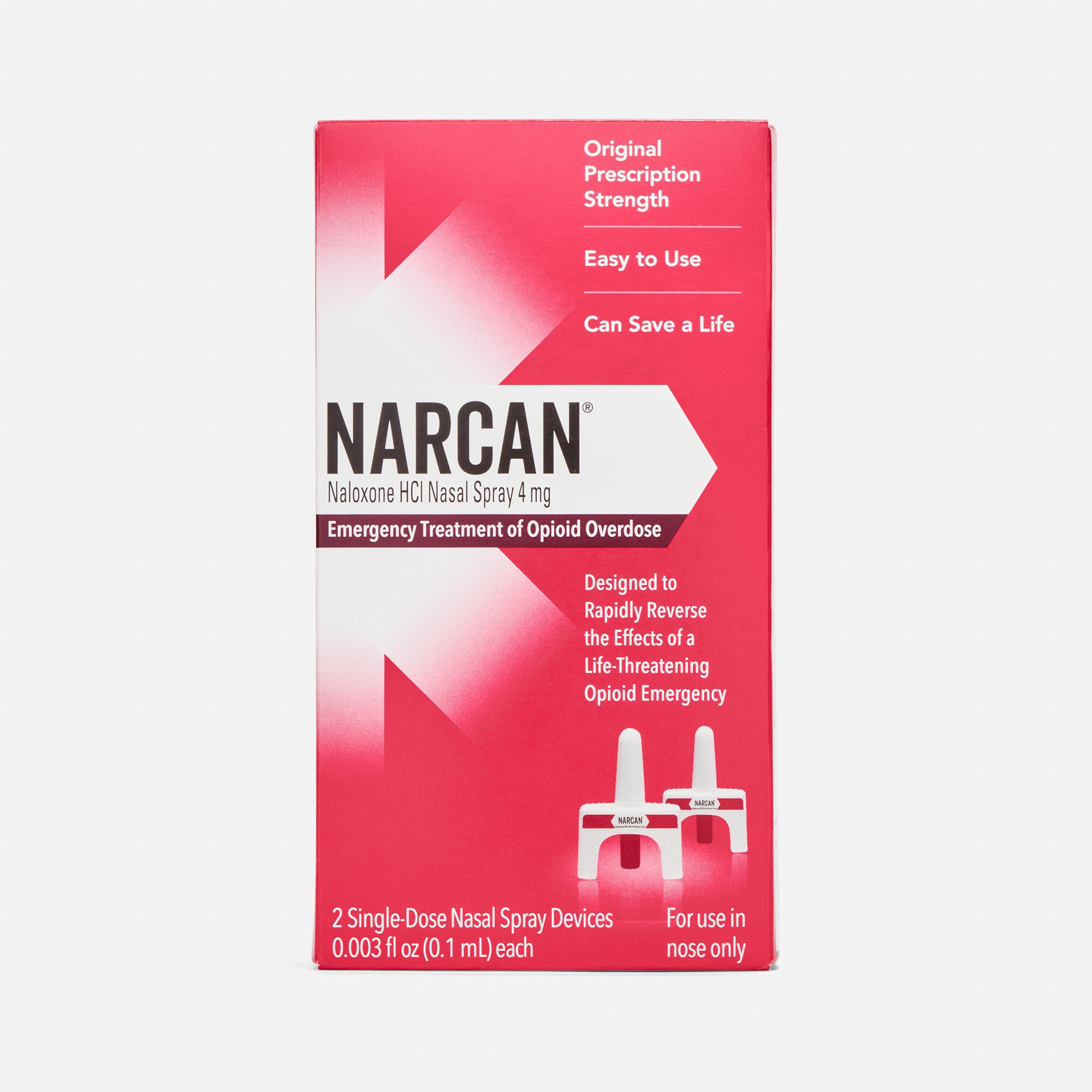Narcan Naloxone HCI Nasal Spray, 4mg (2-Pack), , large