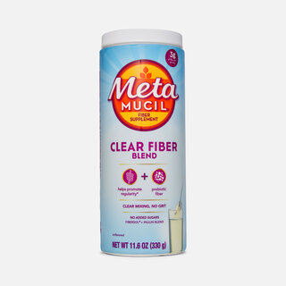 Metamucil Clear Fiber Blend Powder, Unflavored, 11.6 oz.