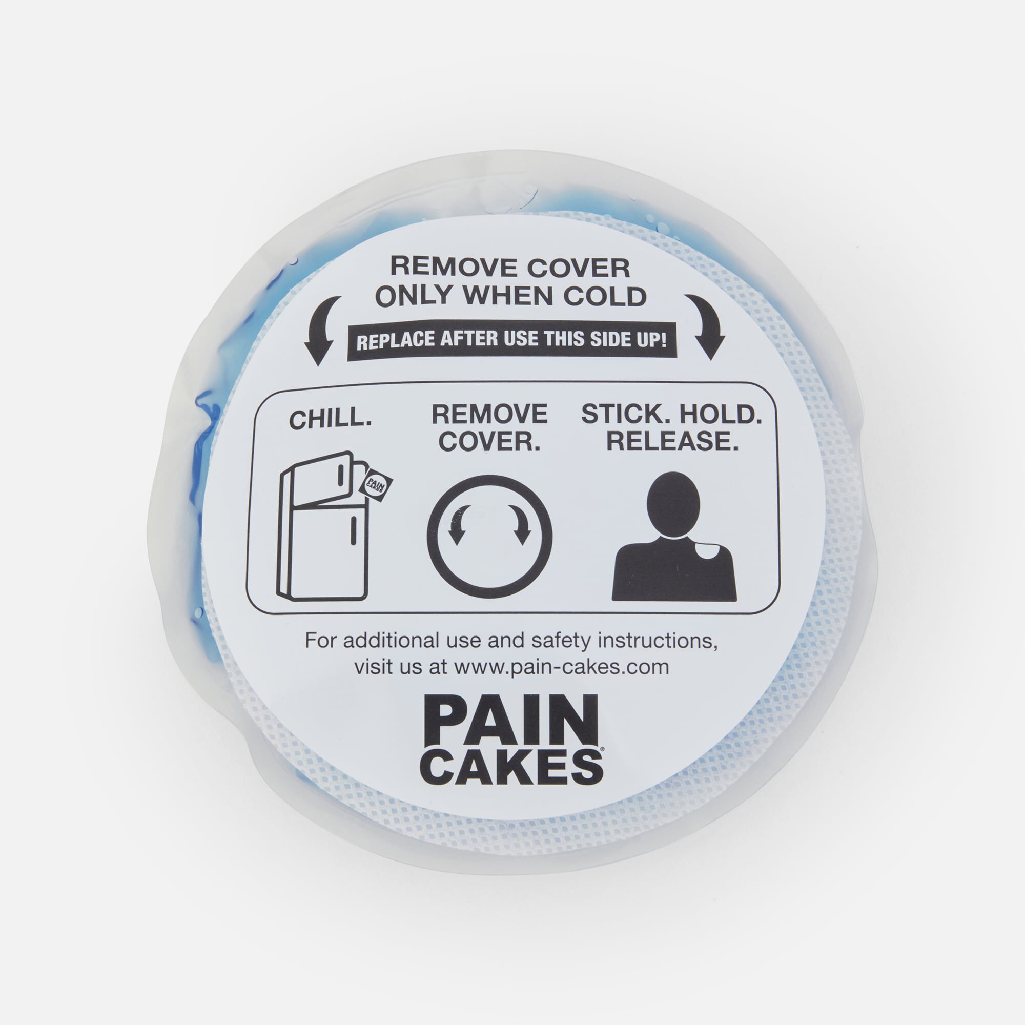 PAINCAKES Large Cold Pack, 5"D , Blue, , large