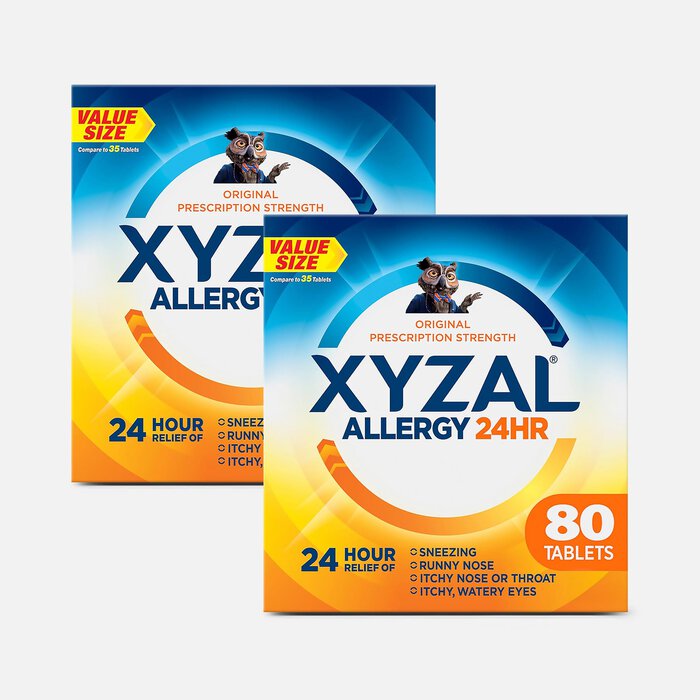 Xyzal 24 Hour Allergy Medicine, 80 ct. (2 pack), , large