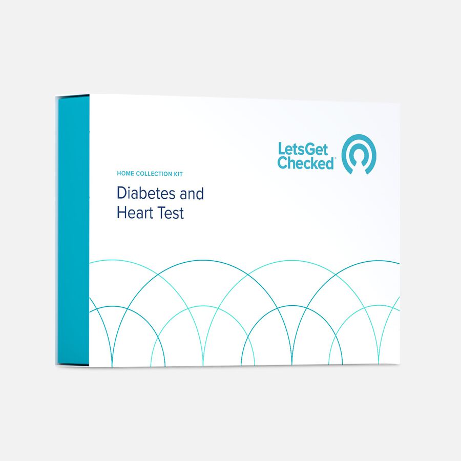 Diabetes & Heart Test by LetsGetChecked | Monitor Cholesterol Levels & Screen for Diabetes and Prediabetes, , large image number 0