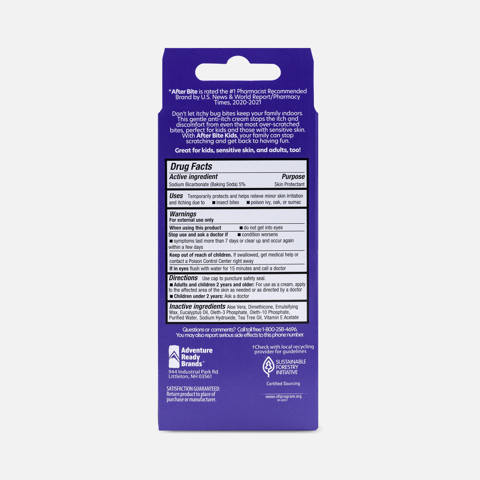 After Bite Kids Itch Relieving Cream, 0.7 fl oz., , large