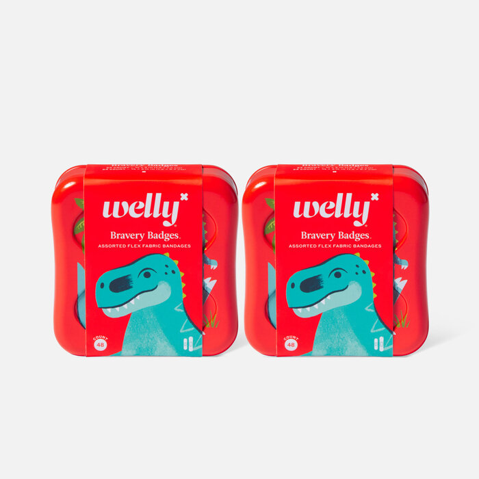Welly Bravery Badges, Dinosaur, 48 ct. (2-Pack), , large
