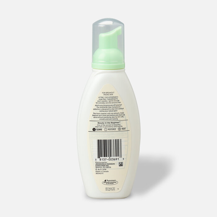 Aveeno Clear Complexion Foaming Cleanser, 6 oz., , large