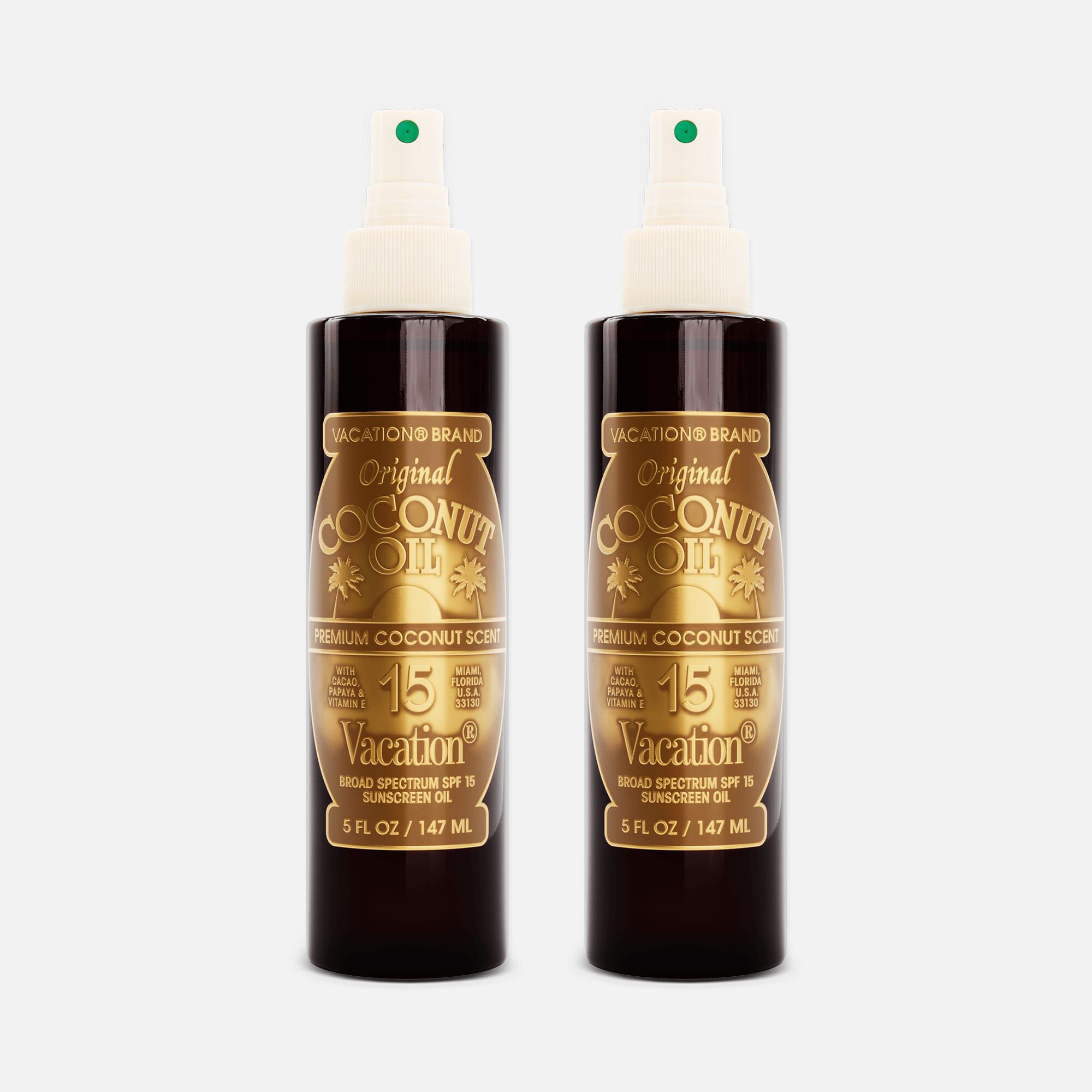 Vacation Original Coconut Oil Spray SPF 15, 5 fl. oz. (2 pack), , large
