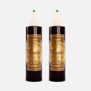 Vacation Original Coconut Oil Spray SPF 15, 5 fl. oz. (2 pack)