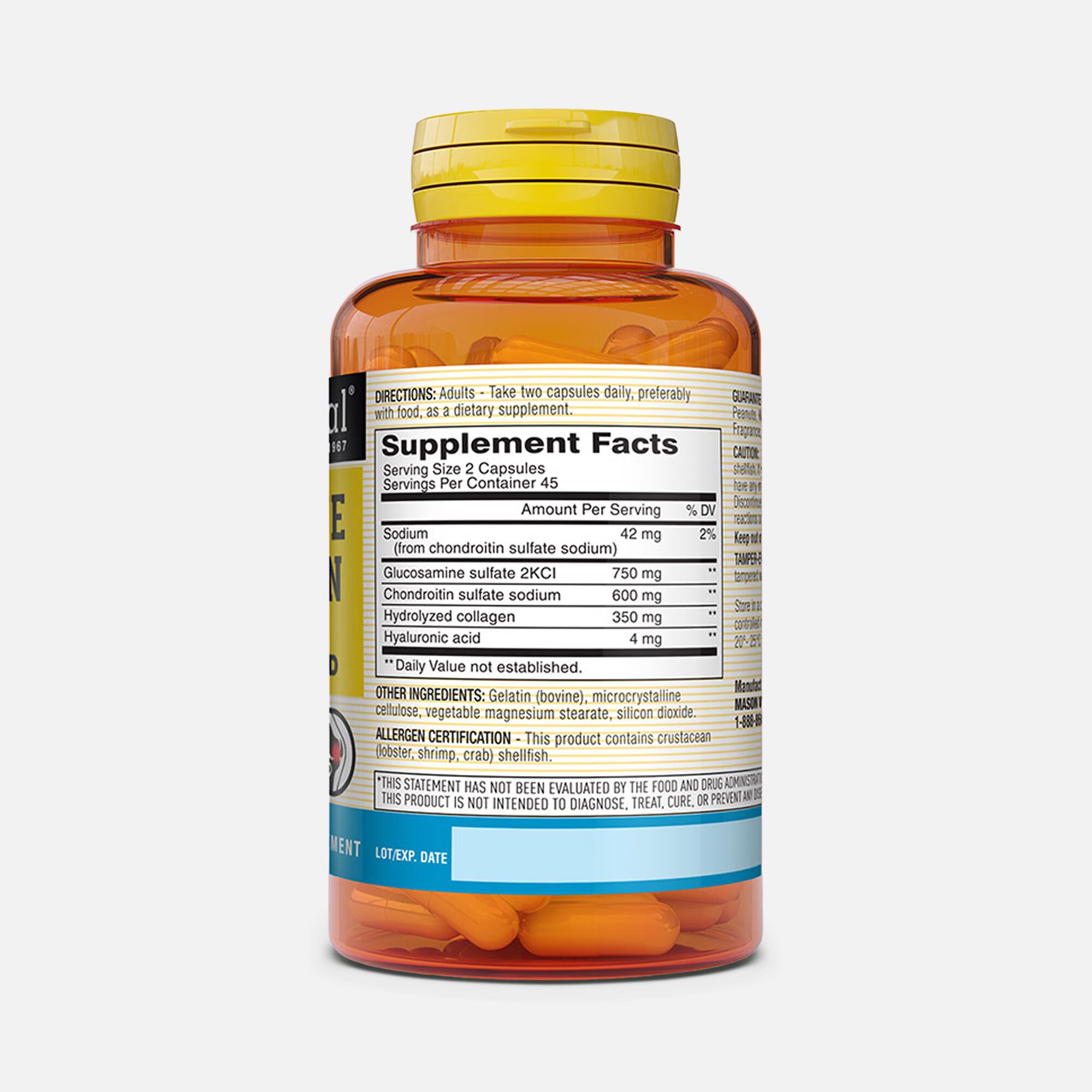 Mason Natural Glucosamine Chondroitin Capsules, 90 ct., , large