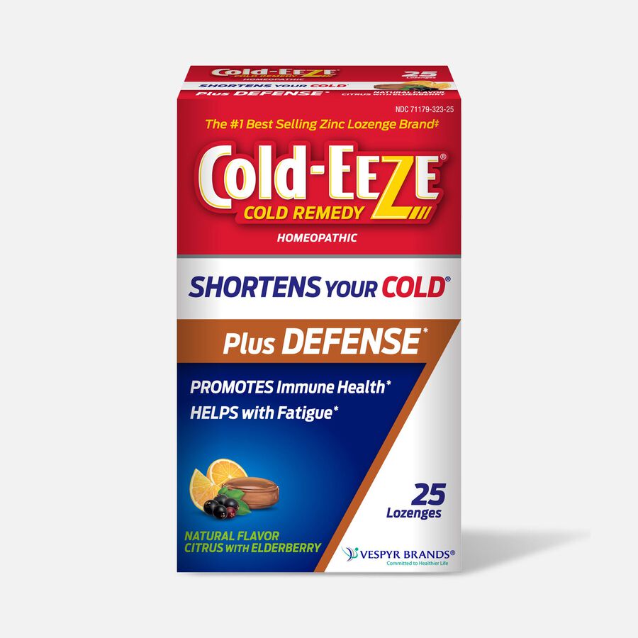 Cold-EEZE Plus Defense Citrus with Elderberry Flavor Lozenge, 25 ct., , large image number 0