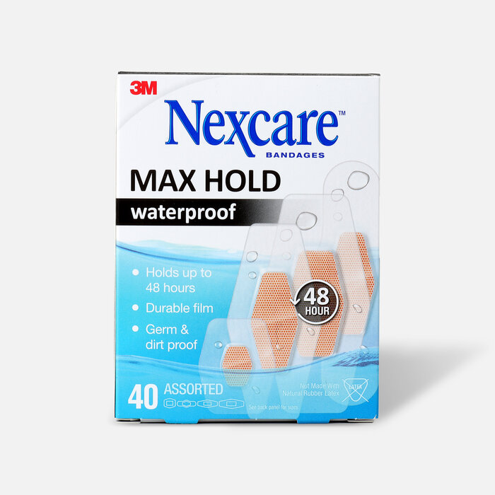 Nexcare Max Hold Bandage Assorted Sizes - 40 ct., , large