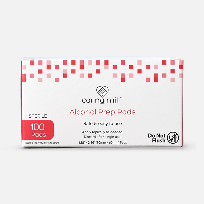 Caring Mill™ Alcohol Prep Pads, 100 ct., , large