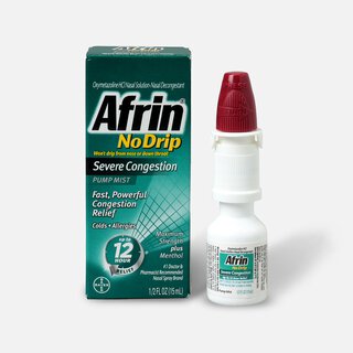 Afrin No Drip Severe Congestion Pump Nasal Mist, .5 oz.