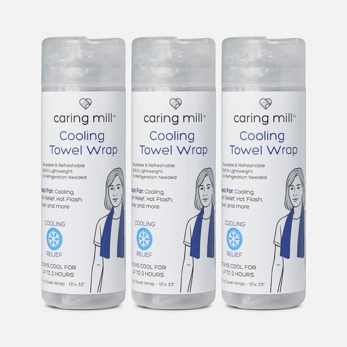 Caring Mill™ Pain Relief and Hot Flash Relief Cooling Towel (3 pack), , large
