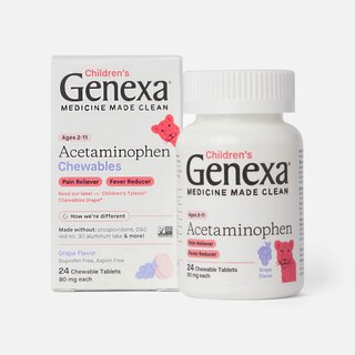 Genexa Children's Acetaminophen Chewable, 24 ct.